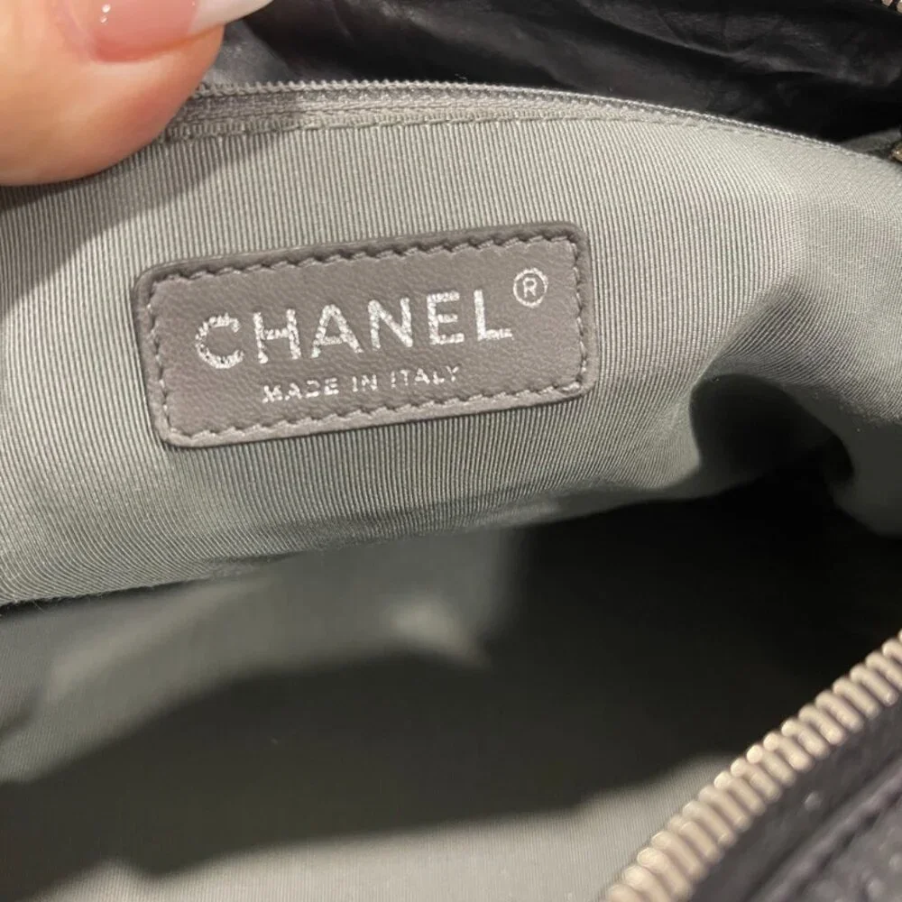 Chanel Ultra Stitch Tote with Silver Hardware (1181)